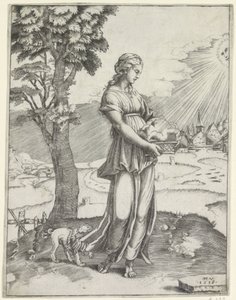Sibylle von Cumae von Agostino Veneziano