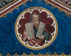Moses (Detail der vierten Spannweite der Decke) von Agostino di Marsiglio