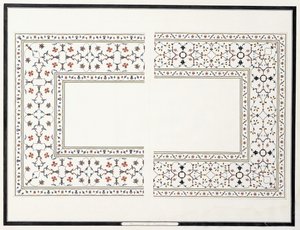 Mosaikproben aus dem Grab des Kaisers, ca. 1815