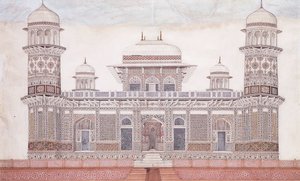 Das Grab des Itmad-ud-daula, ca. 1815