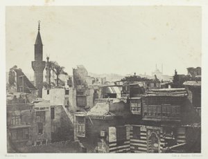 Allgemeine Ansicht von Westen, Le Kaire, Platte 1 aus dem Album "Ägypten, Nubien, Palästina und Syrien" (1852) von Aimé Rochas
