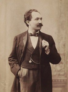 Porträt des Pianisten und Komponisten Leopold Godowsky 1870-1938, ca. 1895