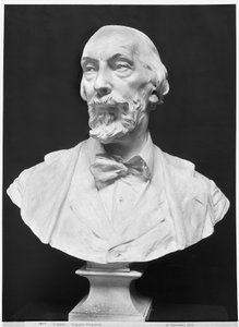 Büste von Auguste Vacquerie (1819-95) von Aime Jules Dalou