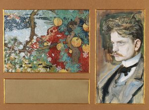 En Saga Jean Sibelius und Fantasielandschaft, 1894