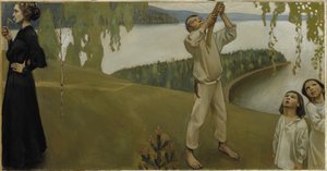 Frühling, 1903 von Akseli Gallen Kallela