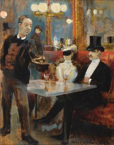 In einem Café in Paris von Akseli Valdemar Gallen-Kallela
