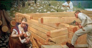 Bauen von Akseli Valdemar Gallen Kallela