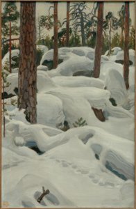 Die Höhle des Luchses von Akseli Valdemar Gallen Kallela