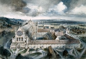 Byland Abbey, 1539 von Alan Ernest Sorrell