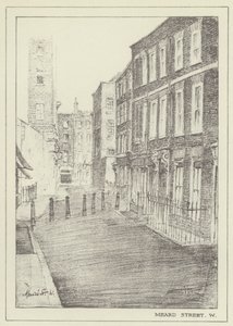 Meard Street, West von Alan Stapleton