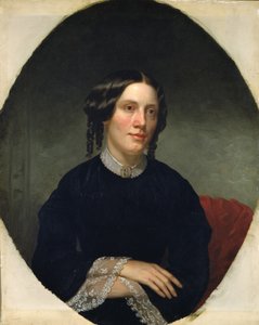 Porträt von Harriet Beecher Stowe 1811-1896, 1853