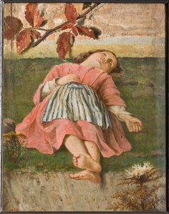 Das schlafende kleine Mädchen von Albano Lugli Carpi
