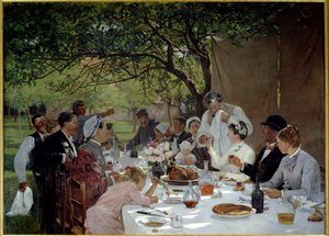 Hochzeitsmahl in Yport von Albert Auguste Fourie