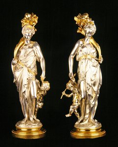 Ceres und Bacchus von Albert Ernest Carrier Belleuse