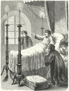 Tod des osmanischen Sultans Mahmud II. von Albert (after) Kretschmer