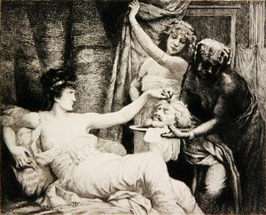 Herodias um 1878 von Albert Alexander Paul Rouffio