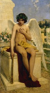 Der Genius des Todes von Albert Anker
