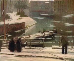 Le Degel A Gand, ca. 1902, 1906-7 von Albert Baertsoen