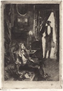 Iza schläft von Albert Besnard
