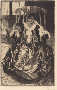 Das Seidenkleid von Albert Besnard