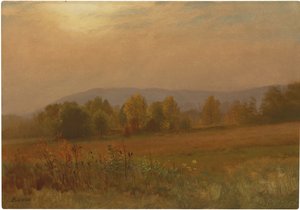 Herbstlandschaft, Neuengland von Albert Bierstadt