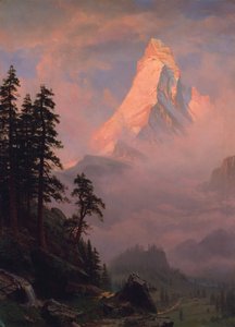 Sonnenaufgang am Matterhorn, nach 1875