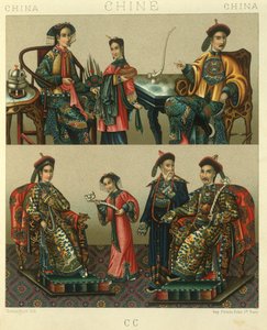 Illustration der kaiserlichen Familie von Chin; China