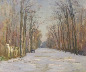 Winterszene, 1891