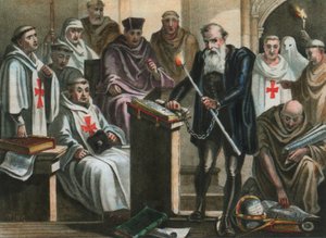 Galileo Galilei vor dem Heiligen Offizium von Albert Chereau