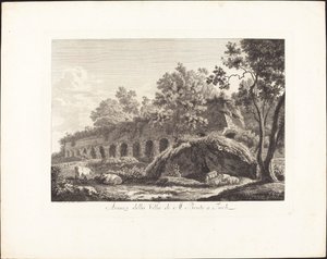 Überreste der Villa von M. Bruto in Tivoli