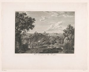 Bewachsene Mauer bei Villa Borghese