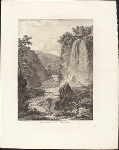 Kleiner Wasserfall von Tivoli