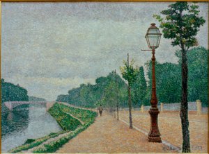 Die Ufer der Seine in Neuilly von Albert Dubois Pillet