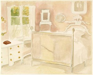 Interieur der Villa Haikko von Albert Edelfelt