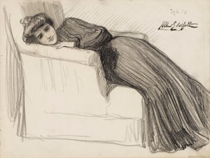Ruhende Frau von Albert Edelfelt