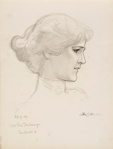 Mme Flore Deschamps von Albert Edelfelt