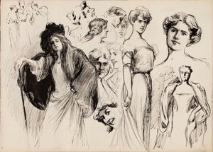 Frauenfiguren von Albert Edelfelt