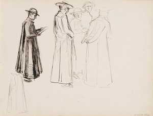 Klerus von Albert Edelfelt
