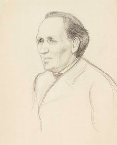 Porträtstudie von Professor Strömborg, Büste von Albert Edelfelt