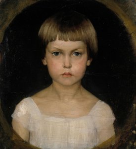 Porträt der Schwester des Künstlers Berta Edelfelt von Albert Edelfelt