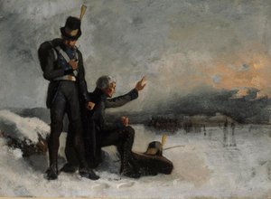 Szene aus dem Finnischen Krieg von Albert Edelfelt