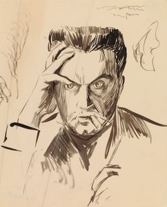 Selbstporträt von Albert Edelfelt