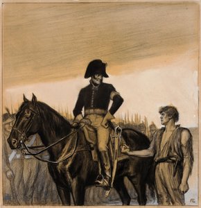 Diese Faust ist mein Schutz (Originalillustration für die Geschichten von Fähnrich Stål) von Albert Edelfelt