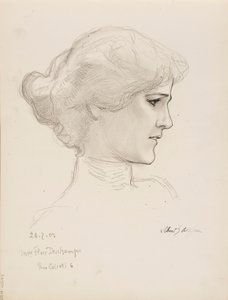 Mme Flore Deschamps von Albert Edelfelt