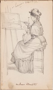 Ohne Titel von Albert Edelfelt