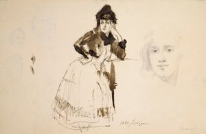 Ohne Titel von Albert Edelfelt