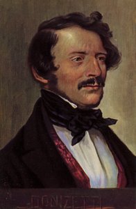 Gaetano Donizetti, italienischer Komponist (1797-1848) von Albert Eichhorn
