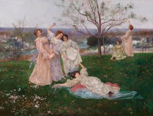 Frühlingsblumen, ca. 1897 von Albert Emile Artigue
