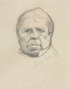 Porträt von Ingres von Albert Ernest Carrier Belleuse