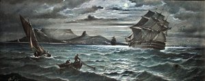 Mondlicht, Kapstadt von Albert Ernest Markes
